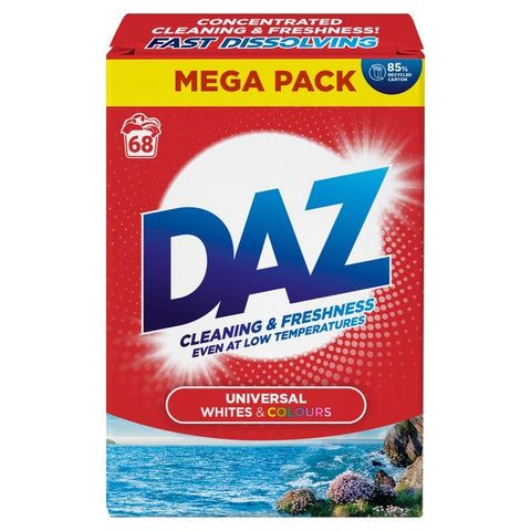 Daz Universal Laundry Powder Whites & Colours 3.4kg (3 Pack) - Washington Vapes Wholesale