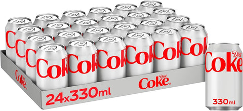 Diet Coke 330ml cans - (Pack of 24) - Washington Vapes Wholesale