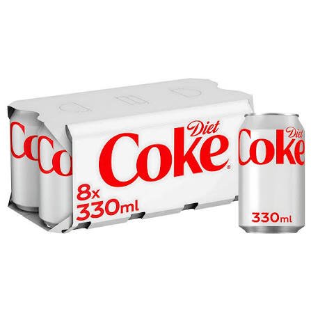 Diet Coke 330ml Multipack 3x8 Cans PM £4.50 - (Pack of 24) - Washington Vapes Wholesale
