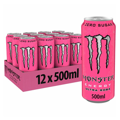 Monster Ultra Rosa 500ml PM 1.75 - (Pack of 12)