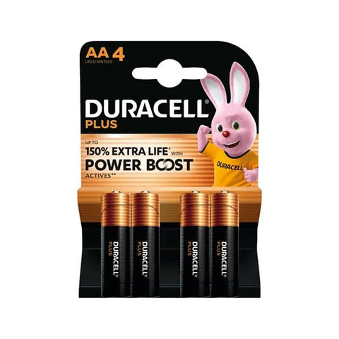 Duracell Plus Power With Power Boost AA 4PK - (Pack of 20) - Washington Vapes Wholesale
