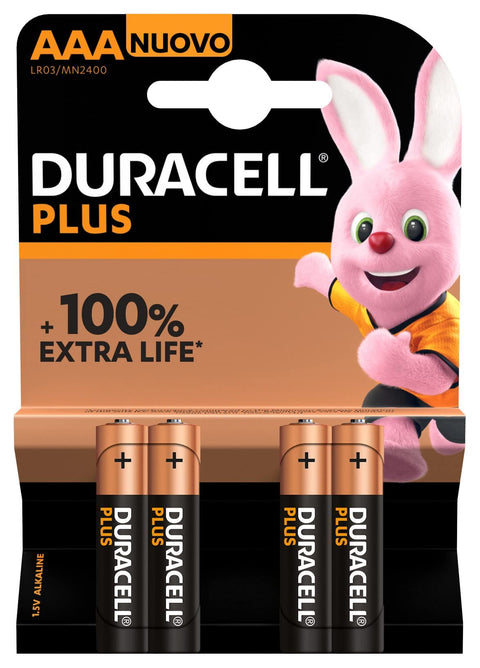Duracell Plus Power With Power Boost AAA 4PK - (Pack of 10) - Washington Vapes Wholesale