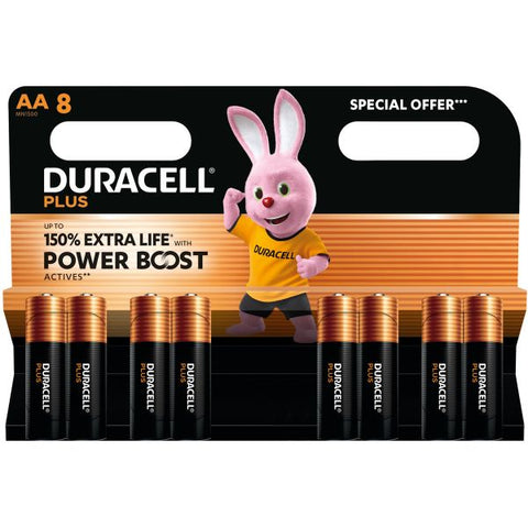 Duracell Plus Power With Power Boost AAA 8PK - (Pack of 10) - Washington Vapes Wholesale