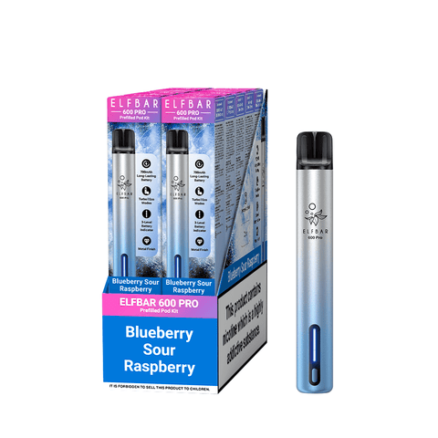 Elf Bar 600 Pro Rechargeable Vape Kit - (Pack of 10) - Washington Vapes Wholesale