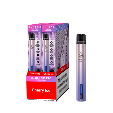 Elf Bar 600 Pro Rechargeable Vape Kit - (Pack of 10) - Washington Vapes Wholesale
