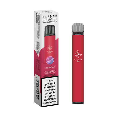 Elf Bar 600 Rechargeable Prefilled Pod Kit - (Box of 10) - Washington Vapes Wholesale