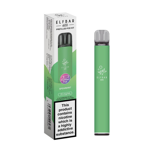 Elf Bar 600 Rechargeable Prefilled Pod Kit - (Box of 10) - Washington Vapes Wholesale