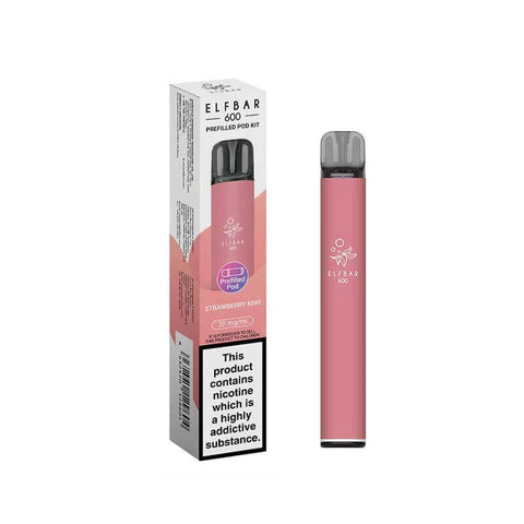 Elf Bar 600 Rechargeable Prefilled Pod Kit - (Box of 10) - Washington Vapes Wholesale