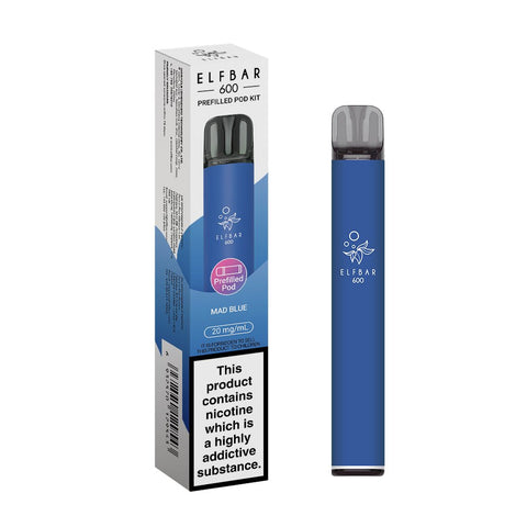 Elf Bar 600 Rechargeable Prefilled Pod Kit - (Box of 10) - Washington Vapes Wholesale