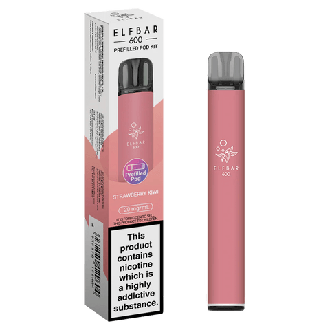 Elf Bar 600 Rechargeable Prefilled Pod Kit - (Box of 10) - Washington Vapes Wholesale