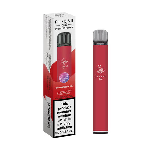 Elf Bar 600 Rechargeable Prefilled Pod Kit - (Box of 10) - Washington Vapes Wholesale
