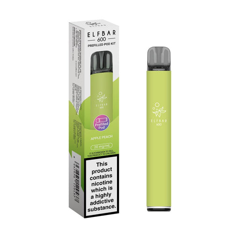 Elf Bar 600 Rechargeable Prefilled Pod Kit - (Box of 10) - Washington Vapes Wholesale
