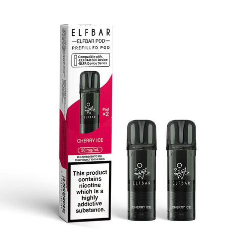 Elf Bar 600 Replacement Pods - (Box of 10) - Washington Vapes Wholesale