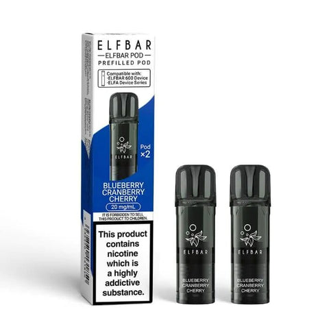 Elf Bar 600 Replacement Pods - (Box of 10) - Washington Vapes Wholesale