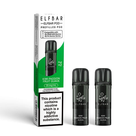 Elf Bar 600 Replacement Pods - (Box of 10) - Washington Vapes Wholesale