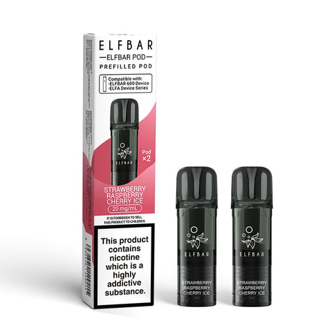 Elf Bar 600 Replacement Pods - (Box of 10) - Washington Vapes Wholesale