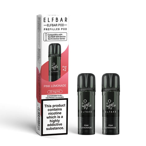 Elf Bar 600 Replacement Pods - (Box of 10) - Washington Vapes Wholesale