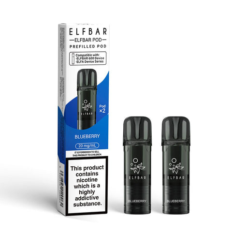 Elf Bar 600 Replacement Pods - (Box of 10) - Washington Vapes Wholesale