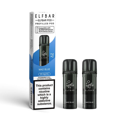 Elf Bar 600 Replacement Pods - (Box of 10) - Washington Vapes Wholesale