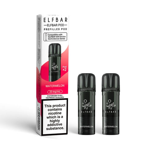 Elf Bar 600 Replacement Pods - (Box of 10) - Washington Vapes Wholesale