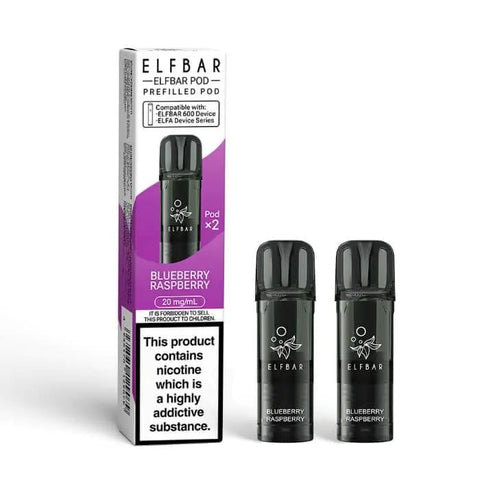 Elf Bar 600 Replacement Pods - (Box of 10) - Washington Vapes Wholesale