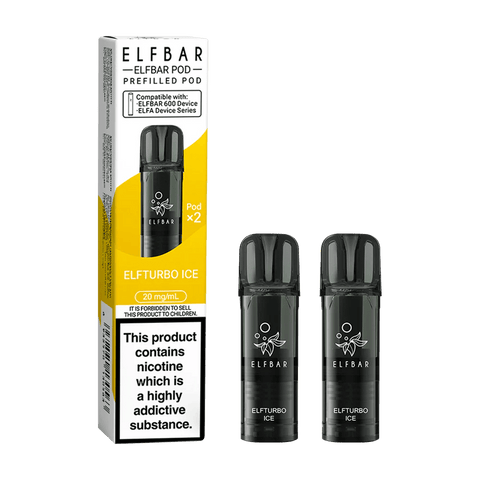 Elf Bar 600 Replacement Pods - (Box of 10) - Washington Vapes Wholesale