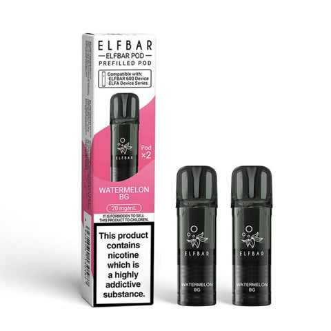 Elf Bar 600 Replacement Pods - (Box of 10) - Washington Vapes Wholesale