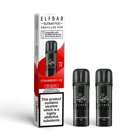 Elf Bar 600 Replacement Pods - (Box of 10) - Washington Vapes Wholesale