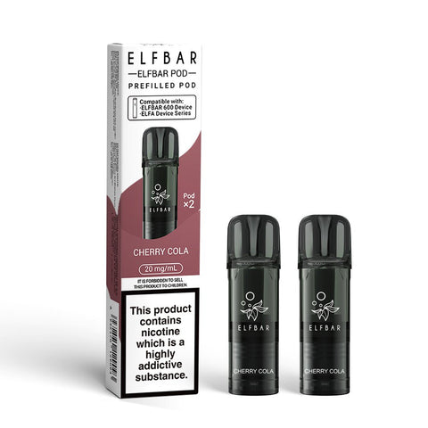 Elf Bar 600 Replacement Pods - (Box of 10) - Washington Vapes Wholesale