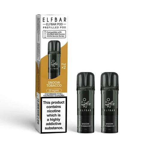 Elf Bar 600 Replacement Pods - (Box of 10) - Washington Vapes Wholesale
