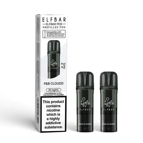 Elf Bar 600 Replacement Pods - (Box of 10) - Washington Vapes Wholesale