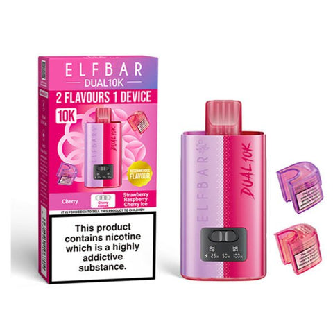 Elf Bar Dual 10K Disposable Vape - (Pack of 5) - Washington Vapes Wholesale