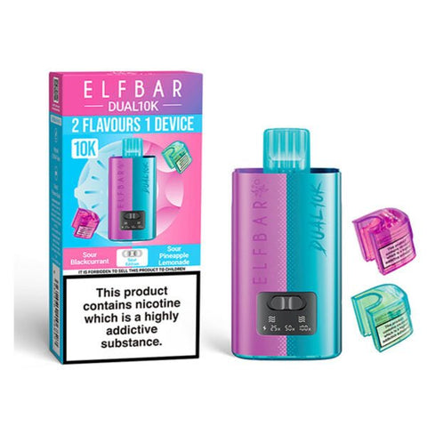 Elf Bar Dual 10K Disposable Vape - (Pack of 5) - Washington Vapes Wholesale