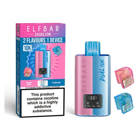 Elf Bar Dual 10K Disposable Vape - (Pack of 5) - Washington Vapes Wholesale