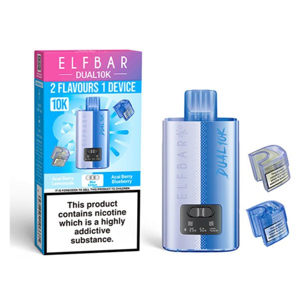 Elf Bar Dual 10K Refillable Vape Kit - (Pack of 5) Washington Vapes Wholesale Elf Bar Dual 10K Refillable Vape Kit - (Pack of 5) Washington Vapes Wholesale