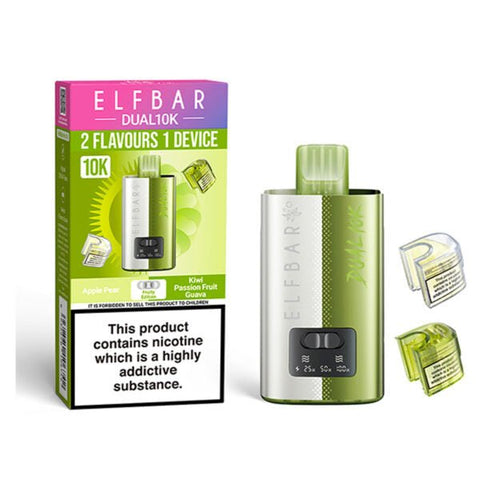 Elf Bar Dual 10K Disposable Vape - (Pack of 5) - Washington Vapes Wholesale