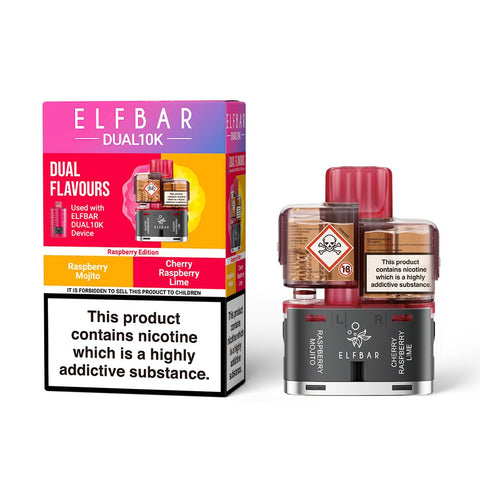 Elf Bar Dual 10k Replacement Pods - (5 Pack) - Washington Vapes Wholesale