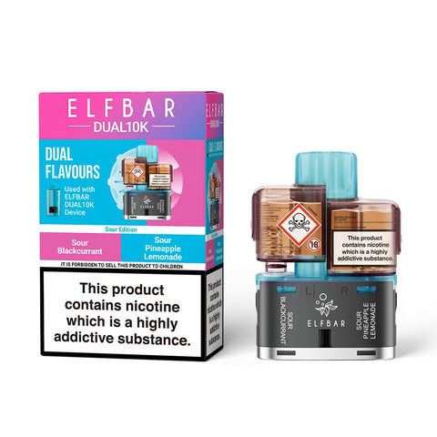 Elf Bar Dual 10k Replacement Pods - (5 Pack) - Washington Vapes Wholesale