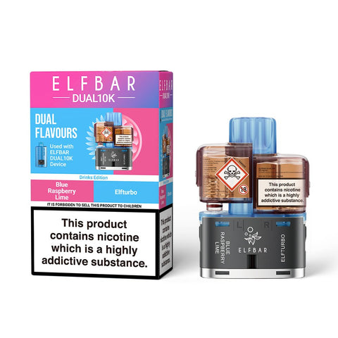 Elf Bar Dual 10k Replacement Pods - (5 Pack) - Washington Vapes Wholesale