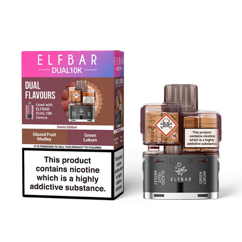 Elf Bar Dual 10k Replacement Pods - (5 Pack) - Washington Vapes Wholesale