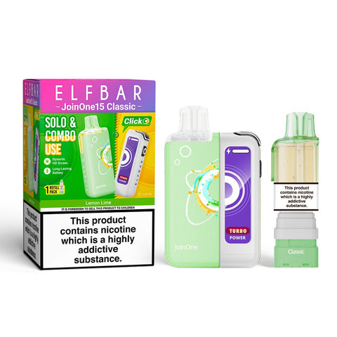 Elf Bar Join ONE 15K Rechargeable Vape Kit - (Pack of 5) - Washington Vapes Wholesale