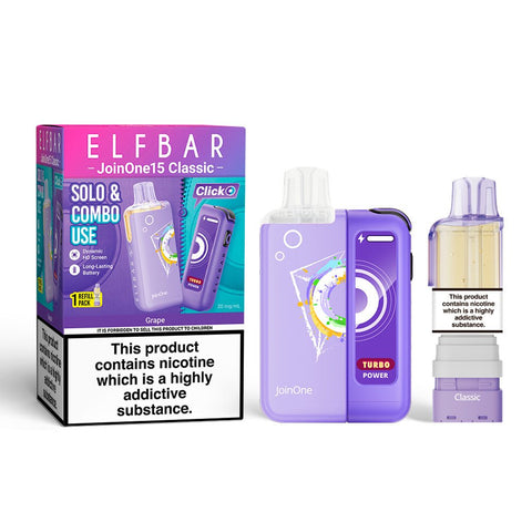 Elf Bar Join ONE 15K Rechargeable Vape Kit - (Pack of 5) - Washington Vapes Wholesale