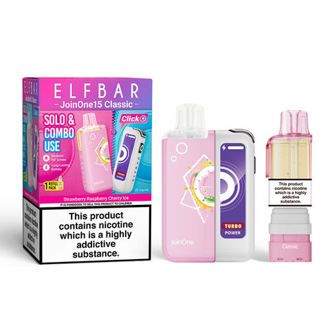 Elf Bar Join ONE 15K Rechargeable Vape Kit - (Pack of 5) - Washington Vapes Wholesale