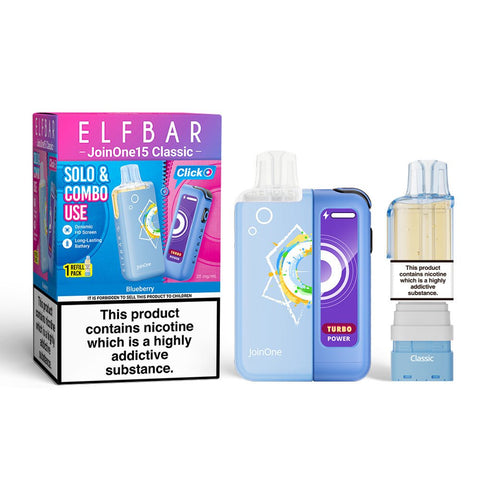 Elf Bar Join ONE 15K Rechargeable Vape Kit - (Pack of 5) - Washington Vapes Wholesale