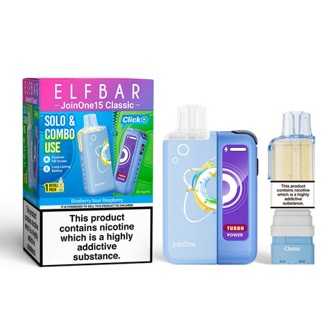 Elf Bar Join ONE 15K Rechargeable Vape Kit - (Pack of 5) - Washington Vapes Wholesale