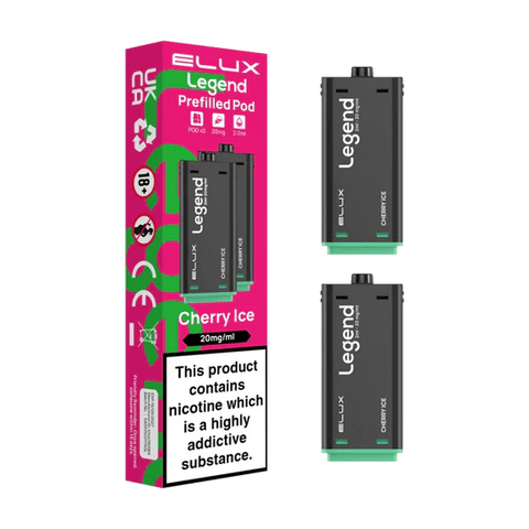 Elux Legend 1500 Prefilled Pods 2pk – (Pack of 10) - Washington Vapes Wholesale