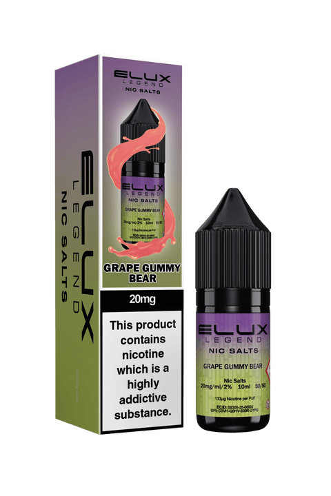 Elux Legend Nic Salts - (Box of 10) - Washington Vapes Wholesale