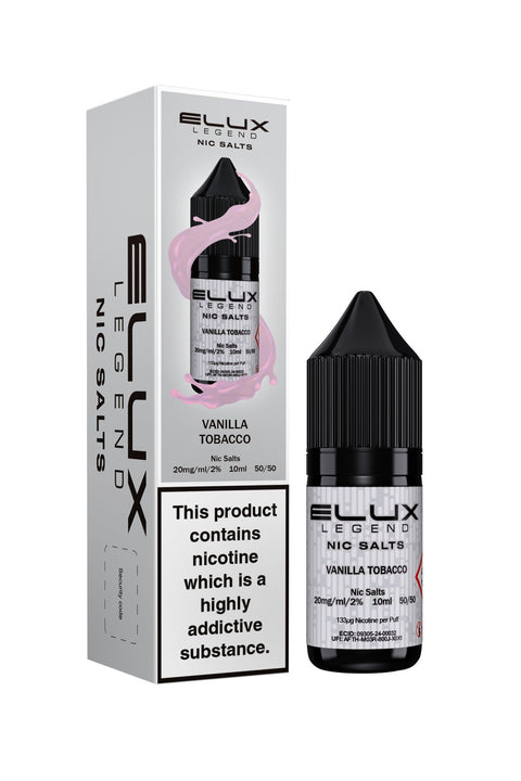 Elux Legend Nic Salts -(Box of 10) - Washington Vapes Wholesale