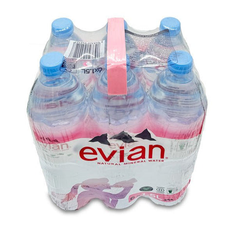 Evian Water 1.5L - (Pack of 6) - Washington Vapes Wholesale