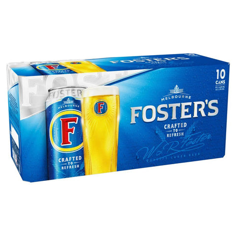 Foster's Lager Beer Can 440ml - (Case of 10) - Washington Vapes Wholesale